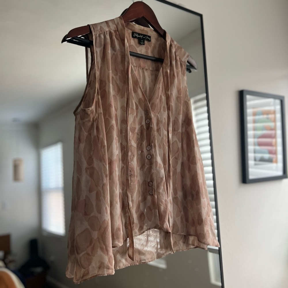 Elizabeth and James | Pink Blouse | M
